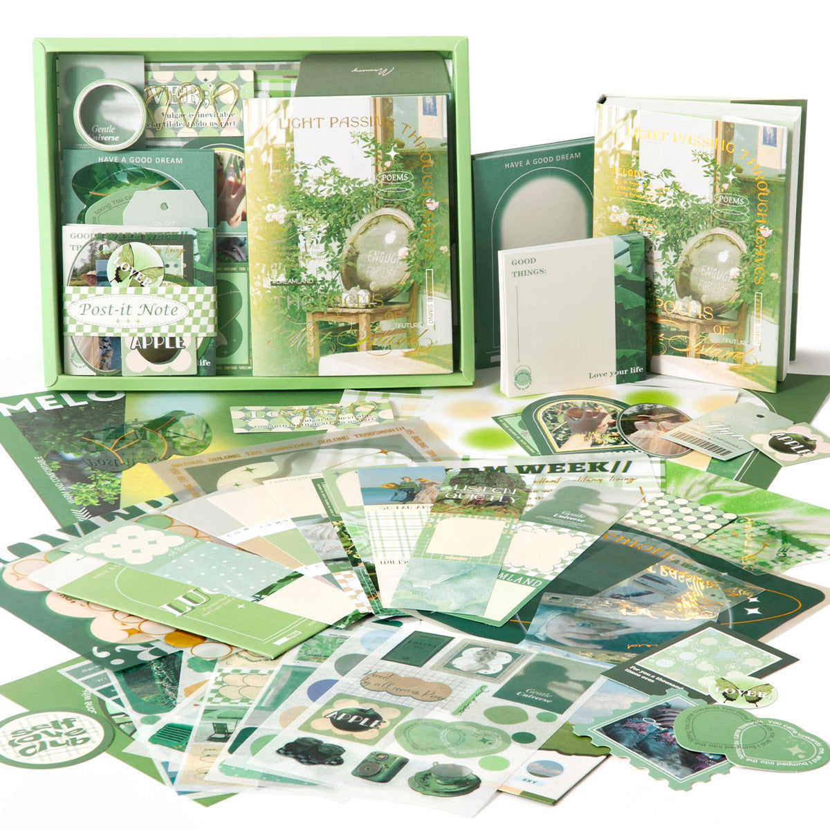 116 Pcs Journal Supplies Kit with Gift Box RSSC