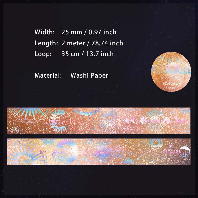 1 Roll Constellation Washi Tape ZGXX