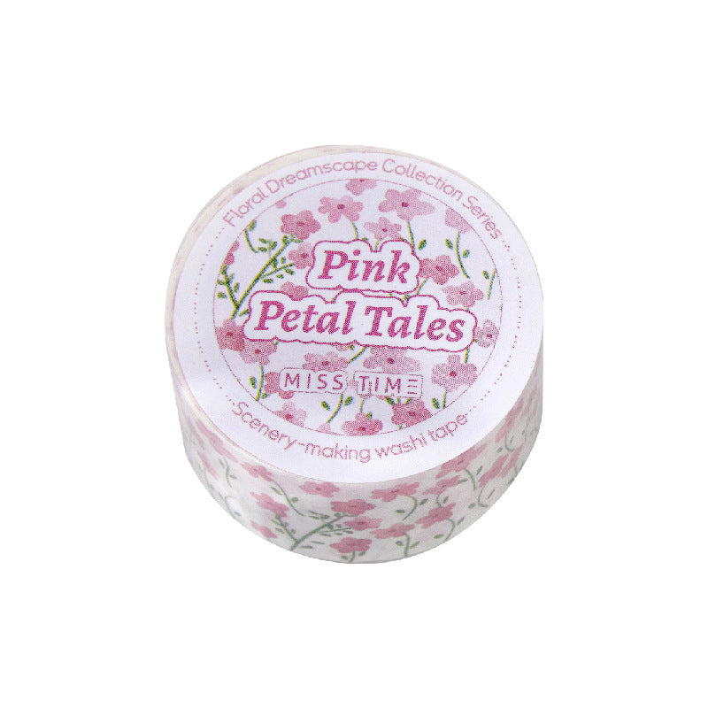 1 Roll Abstract Flowers Washi Tape HYJX