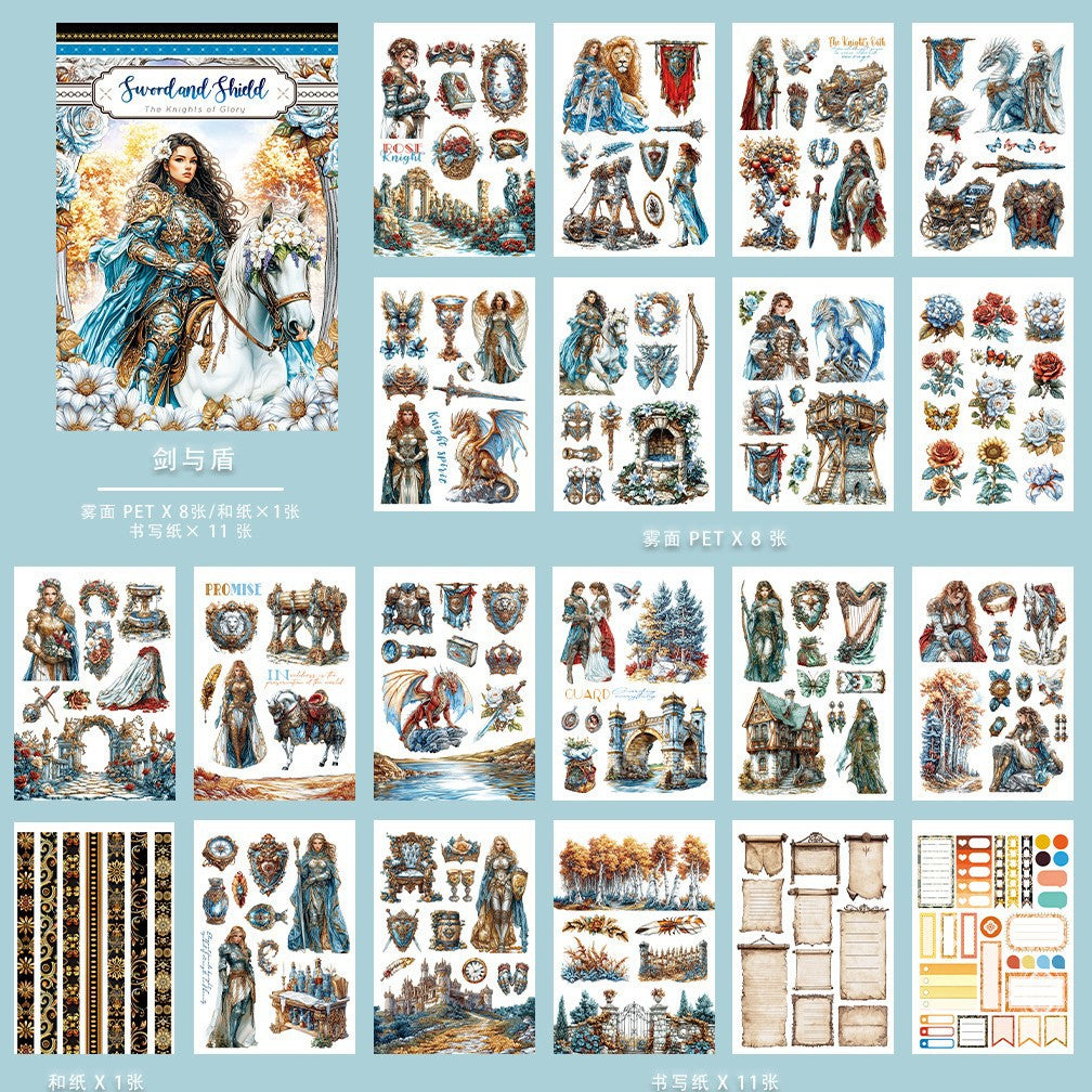 A5 Mixed Material Sticker Book TZH059