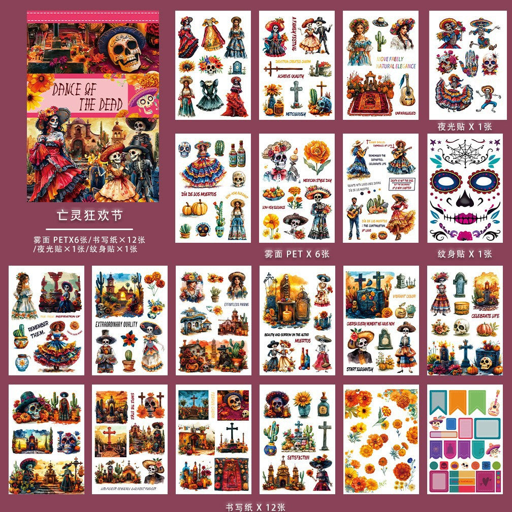 A5 Mixed Material Sticker Book TZH118