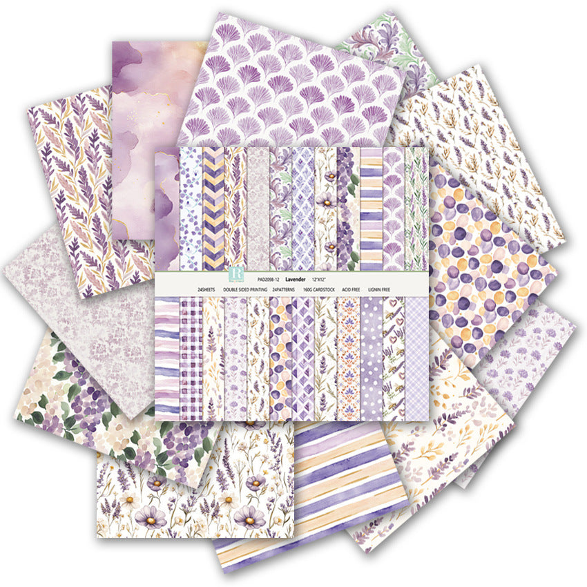 12 inch Scrapbook Paper Pad JYY098