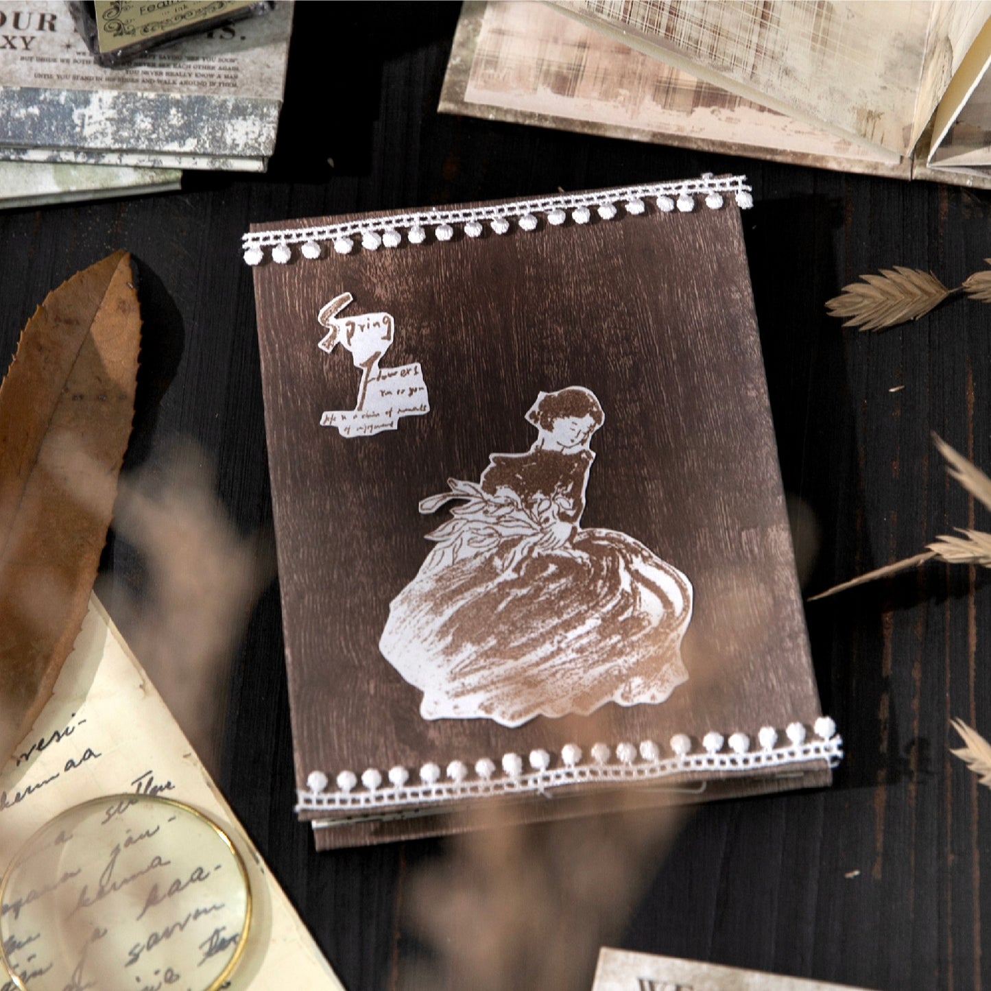 9 Sheets Vintage Journal Paper SHRJ