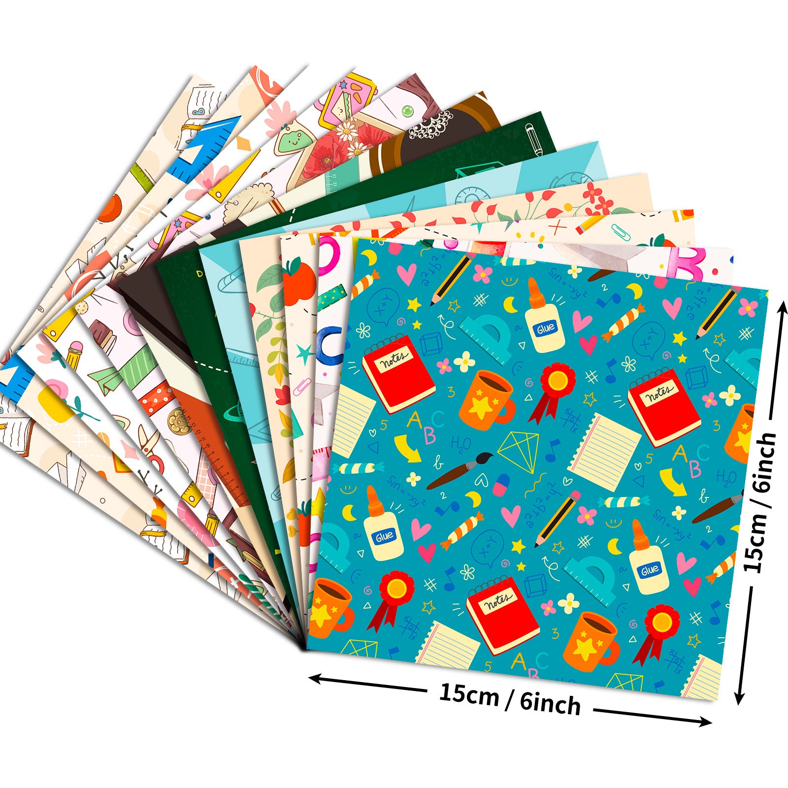 6 inch Teacher's Day Scrapbook Paper Pad PA795