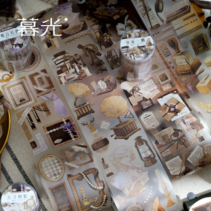 1 Roll Vintage Gadgets PET Stickers Tape SHSJ