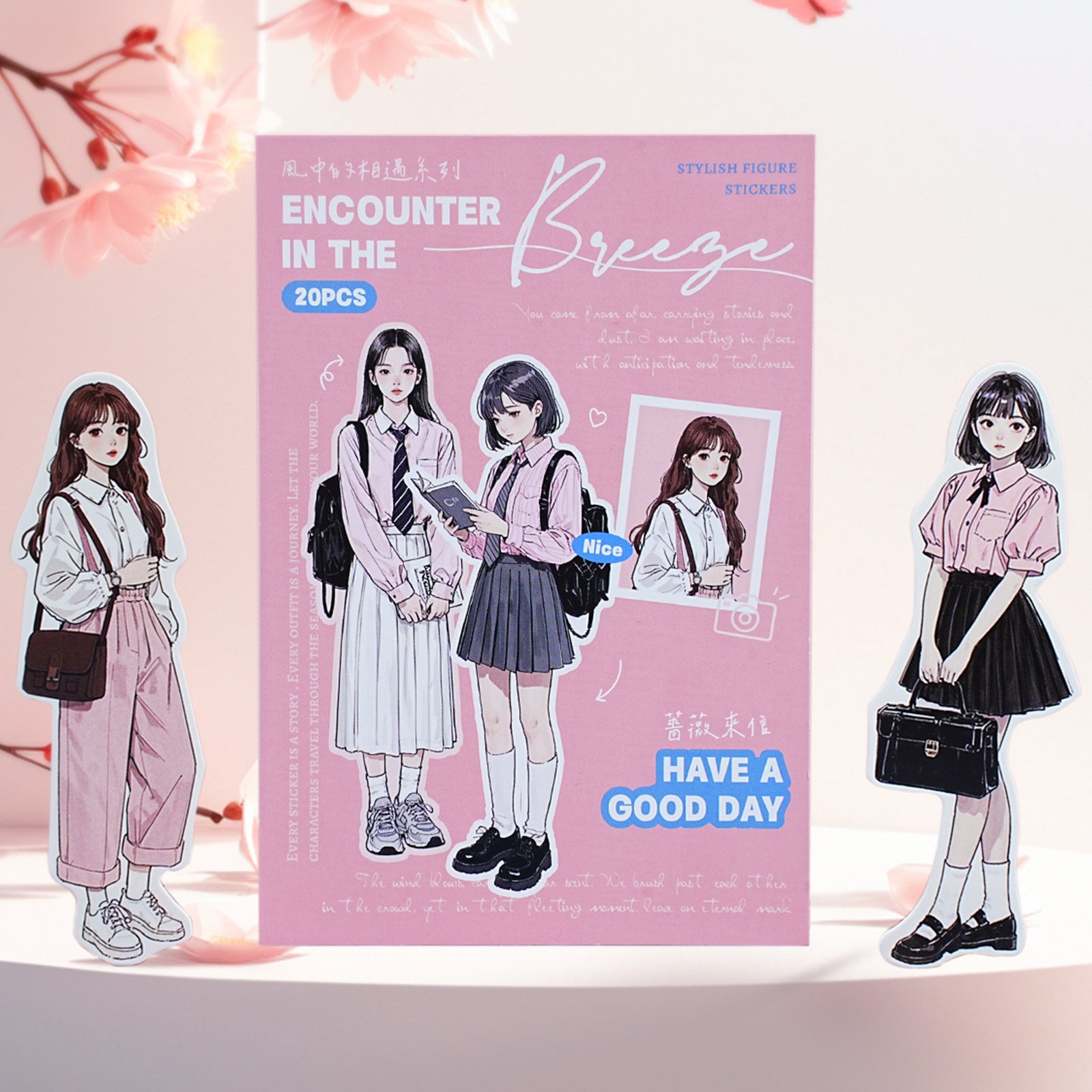 20 Pcs Fashion Girl Boy Stickers FZXY