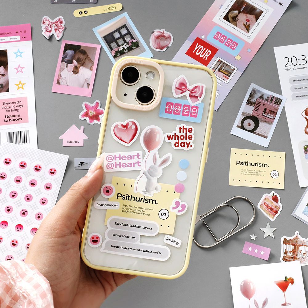 20 Sheets Aesthetic Journal Stickers Book RCFX