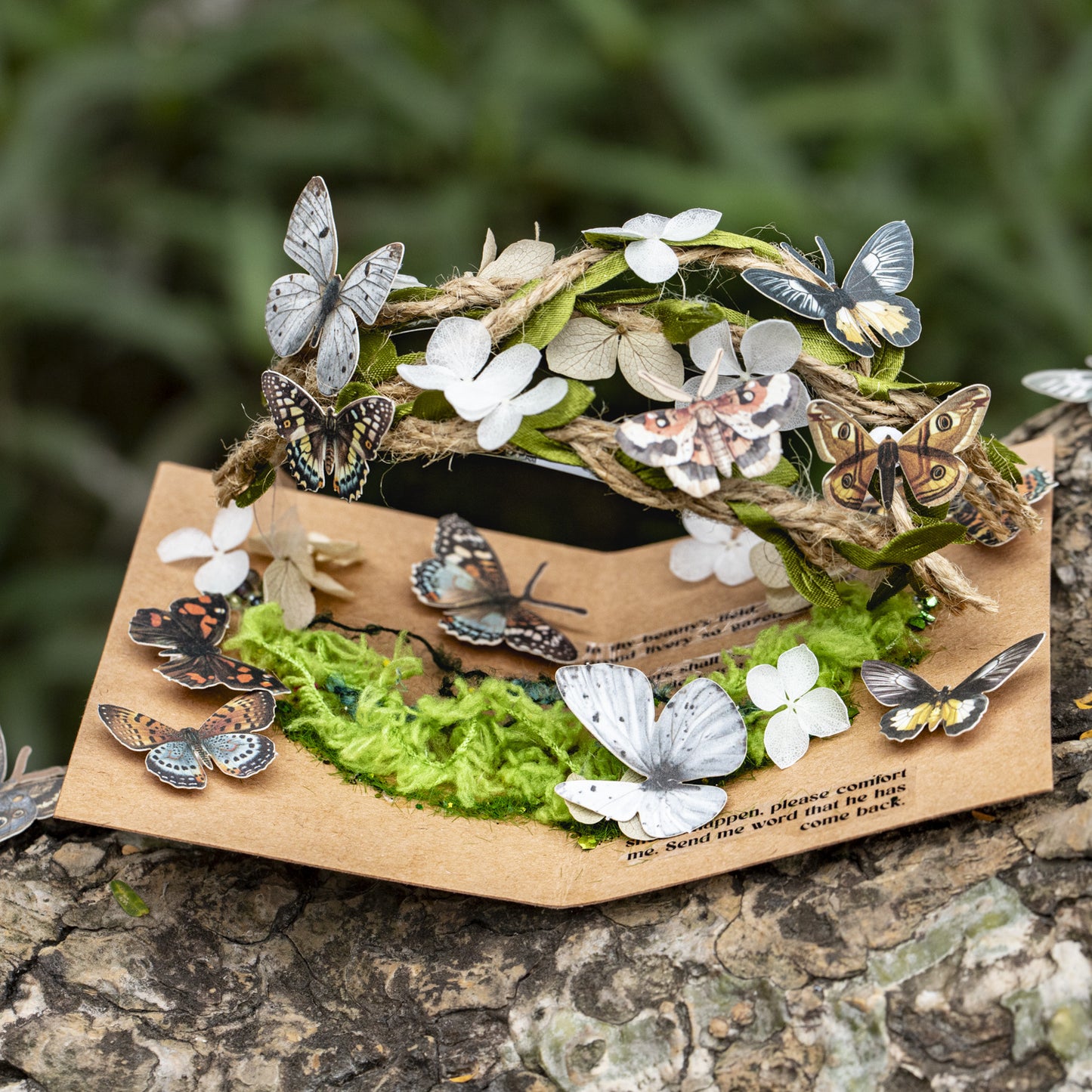 50 Pcs Vintage Butterfly Stickers PJZC