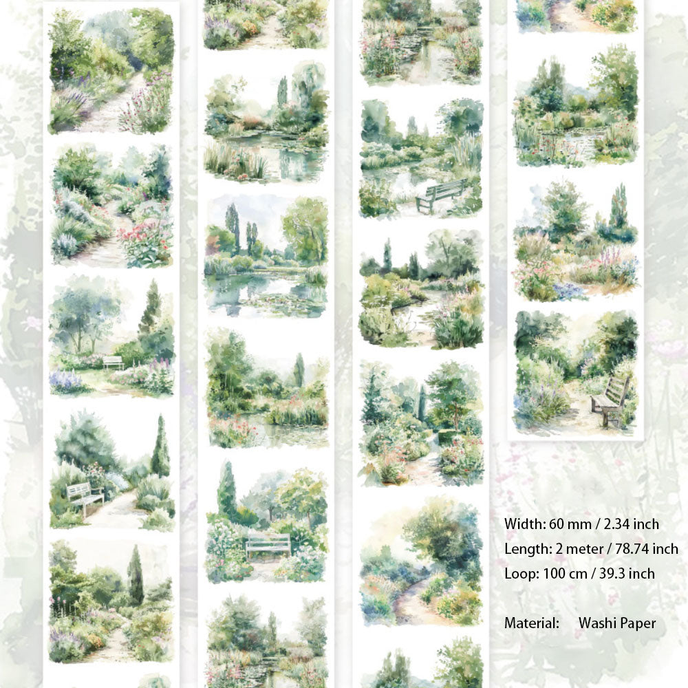 1 Roll Nature Landscape Washi Tape BJSF