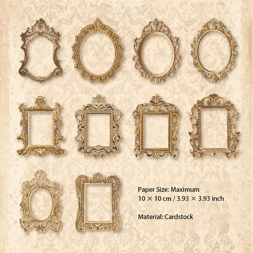 30 Pcs Vintage Photo Frame Cardstock Paper YSDC – OBUJO