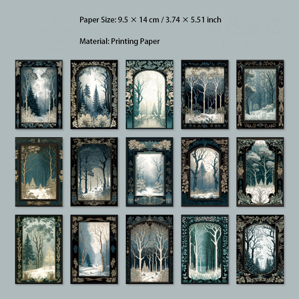30 Sheets Fantasy Forest Scrapbook Paper MLSC