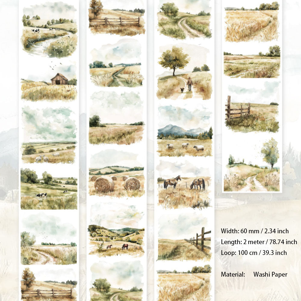 1 Roll Nature Landscape Washi Tape BJSF