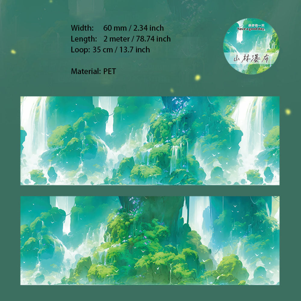 1 Roll Fantasy Landscpae PET Tape TYMJ