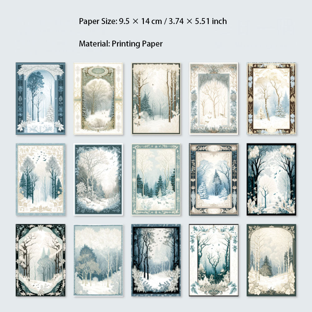 30 Sheets Fantasy Forest Scrapbook Paper MLSC