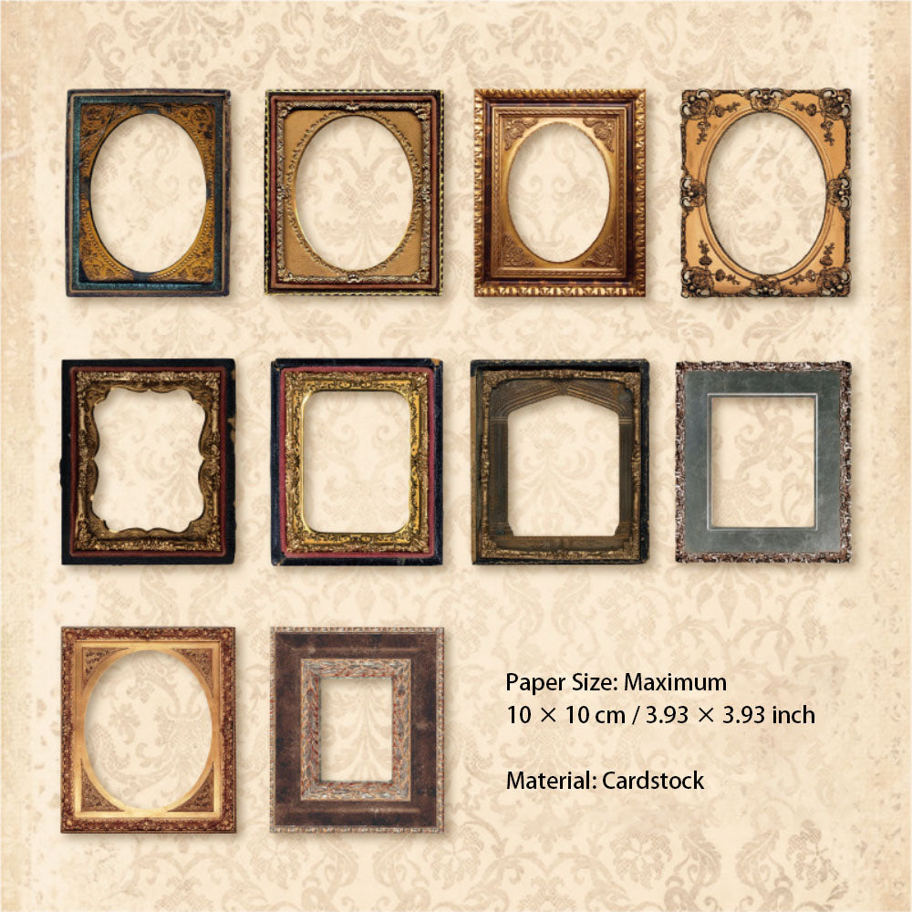 30 Pcs Vintage Photo Frame Cardstock Paper YSDC