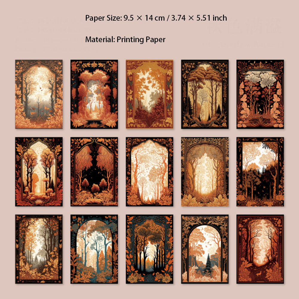 30 Sheets Fantasy Forest Scrapbook Paper MLSC