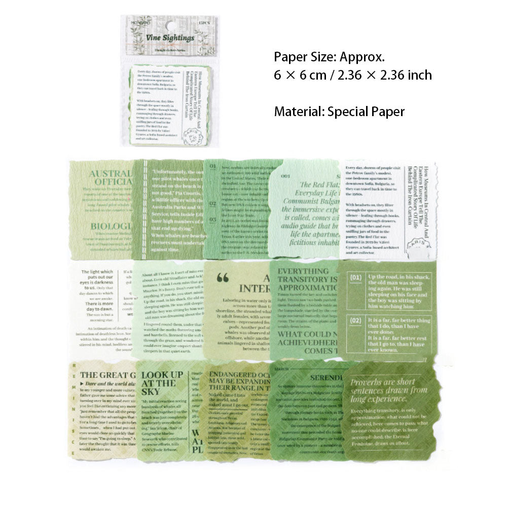 15 Sheets Poem Scrapbook Paper SXXH