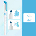 Zebra Mildliner WKT7 Double-Sided Highlighter - Pure Blue