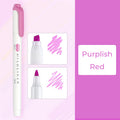 Zebra Mildliner WKT7 Double-Sided Highlighter - Mild Purplish-Red