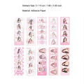 20 Sheets Glitter Girl Stickers Book RSSG