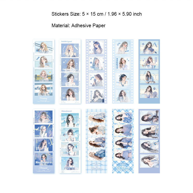 20 Sheets Glitter Girl Stickers Book RSSG