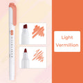 Zebra Mildliner WKT7 Double-Sided Highlighter - Mild Light Vermillion