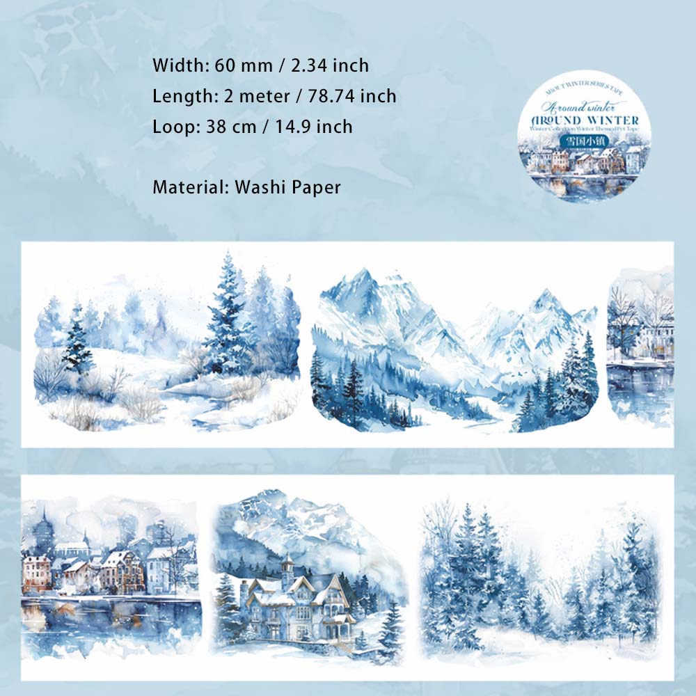1 Roll Winter Forest Washi Tape DYZDJ