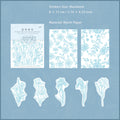 12 Pcs Botanical Foam Washi Stickers CZSLDH
