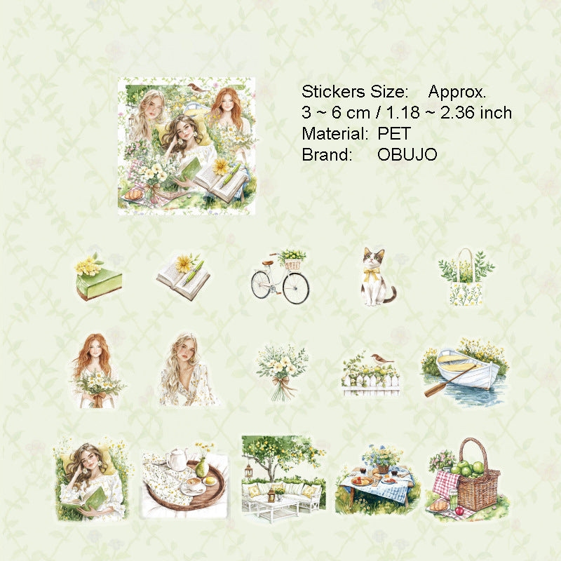30 Pcs Summer Lifestyle PET Stickers XXSH