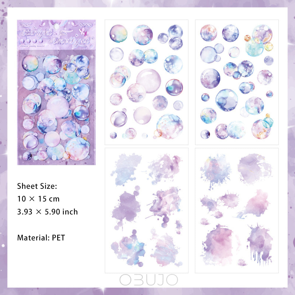 4 Sheets Bubble Stickers LLTX