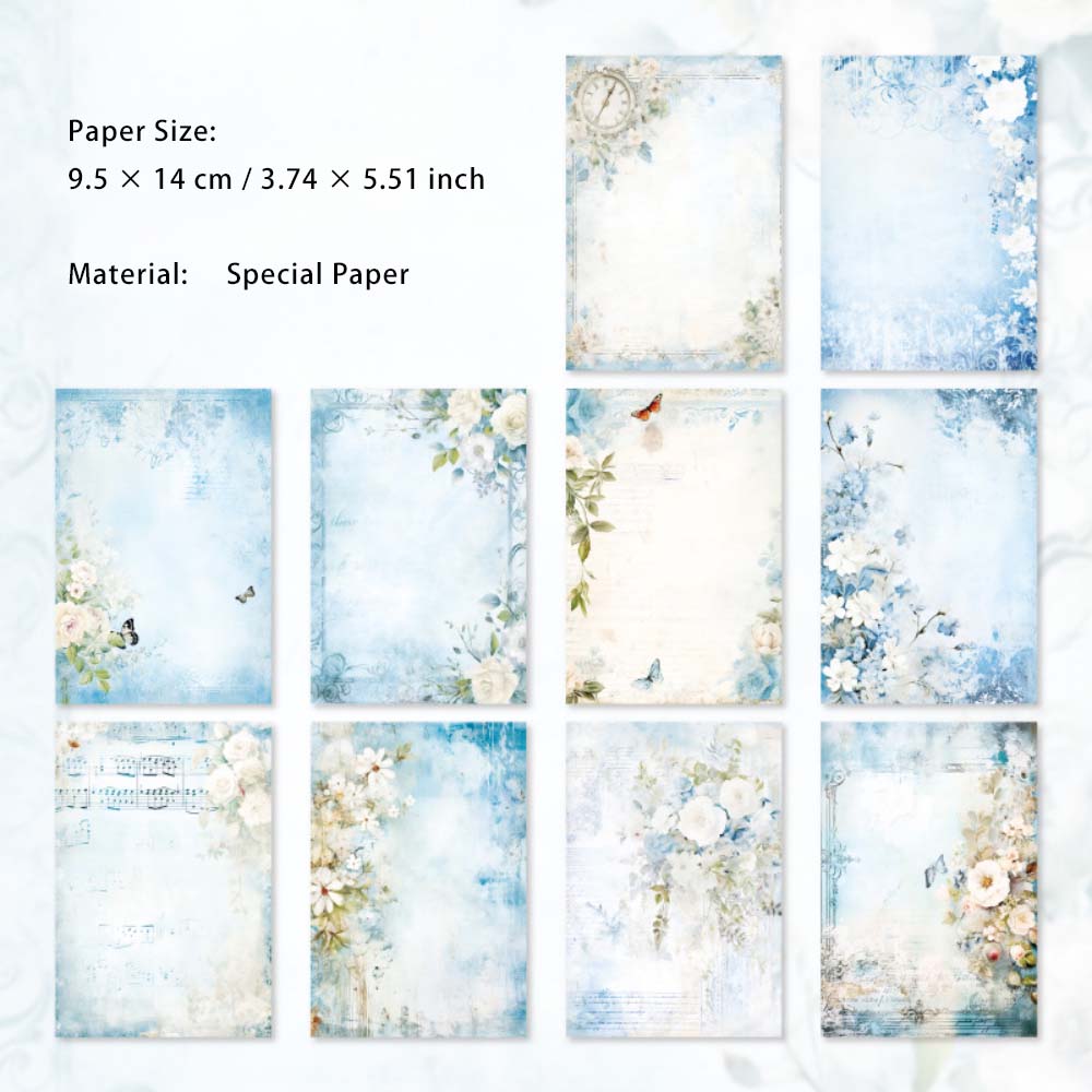 30 Sheets Floral Scrapbook Paper HFMG