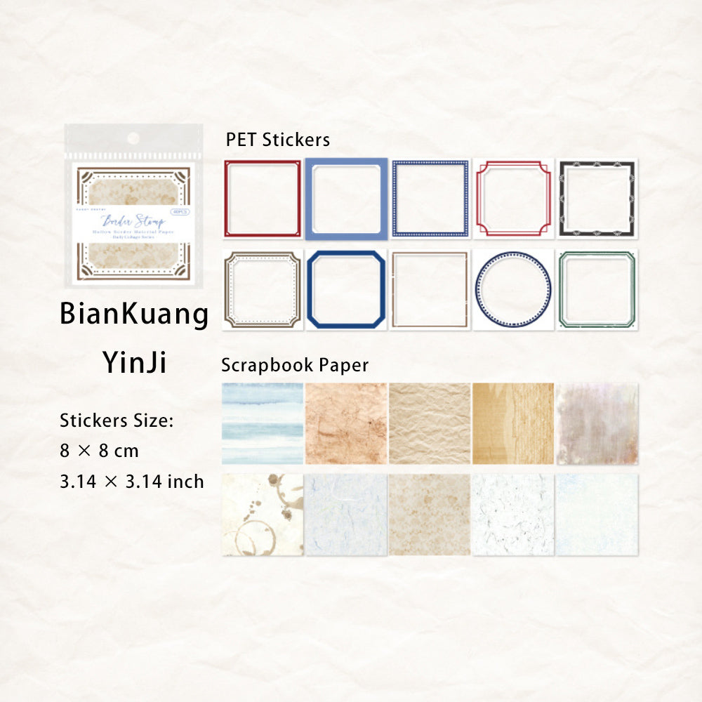 40 Sheets Floral Scrapbook Paper and Stickers MRPT