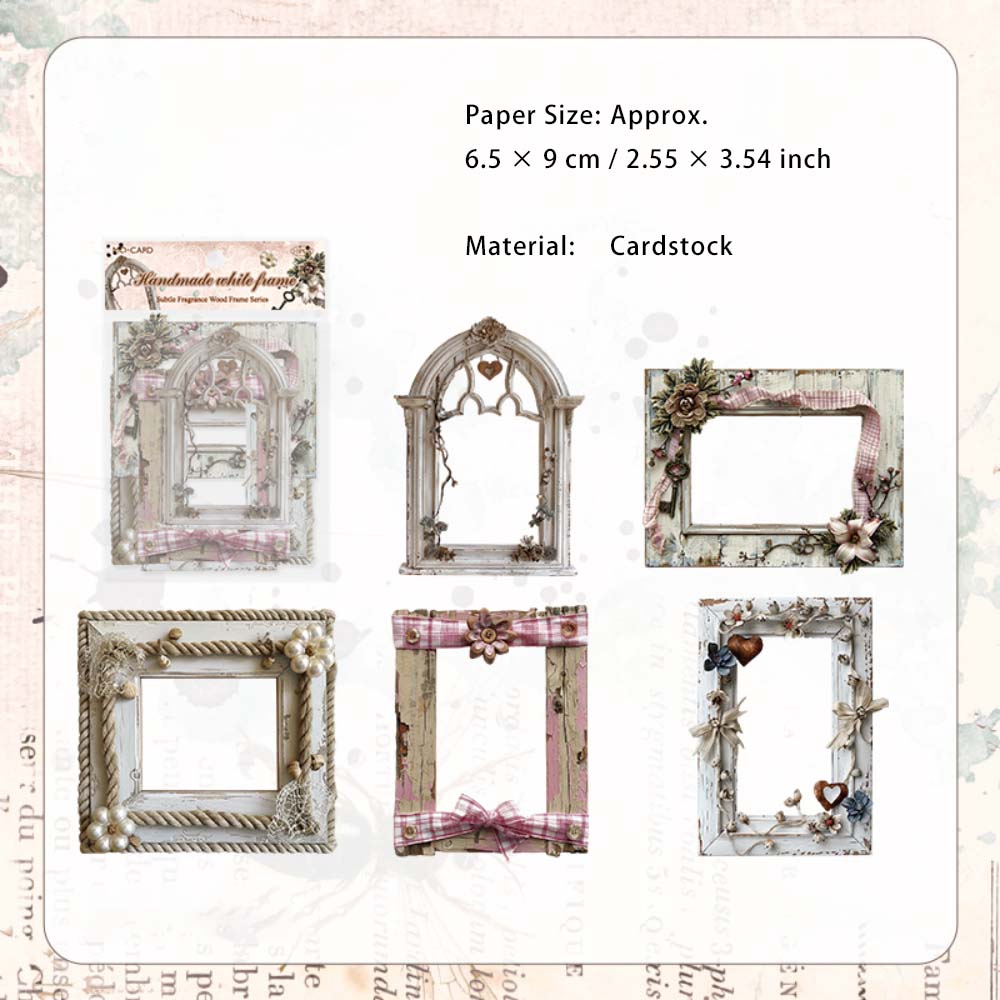 10 Pcs Vintage Frame Stickers AXMK