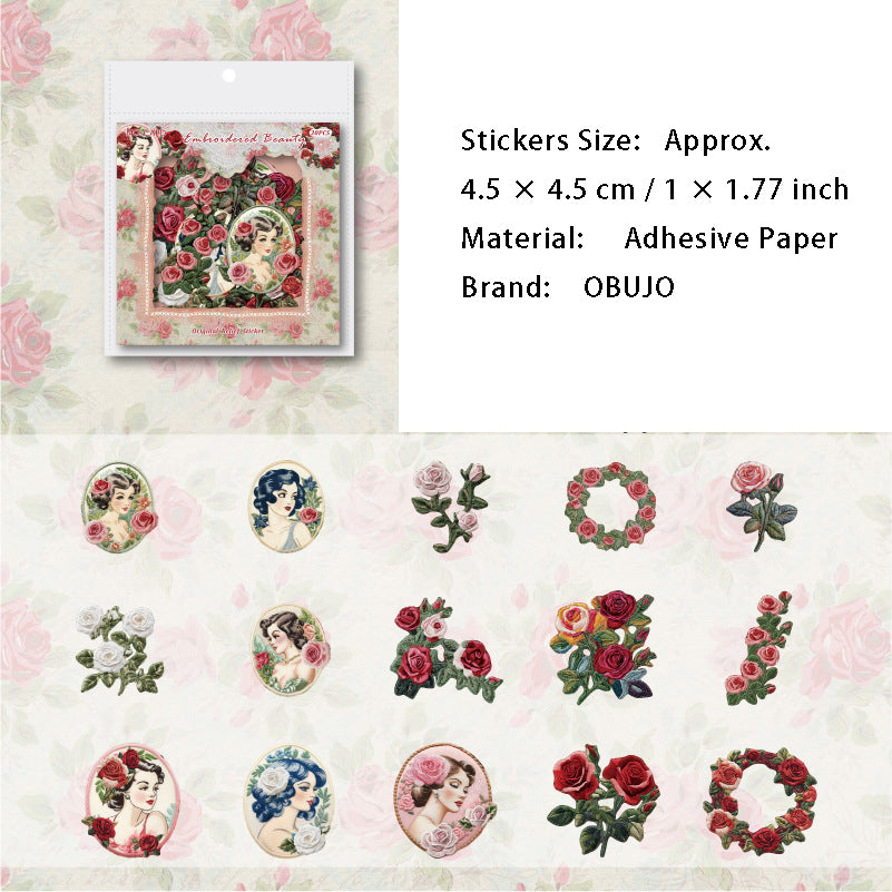 30 Pcs Creative Animal Botanical Stickers CXWY