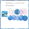 25 Sheets Round Scrapbook Paper ZJXH
