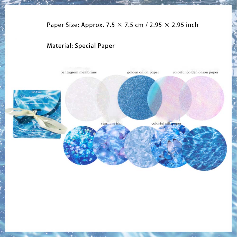 25 Sheets Round Scrapbook Paper ZJXH