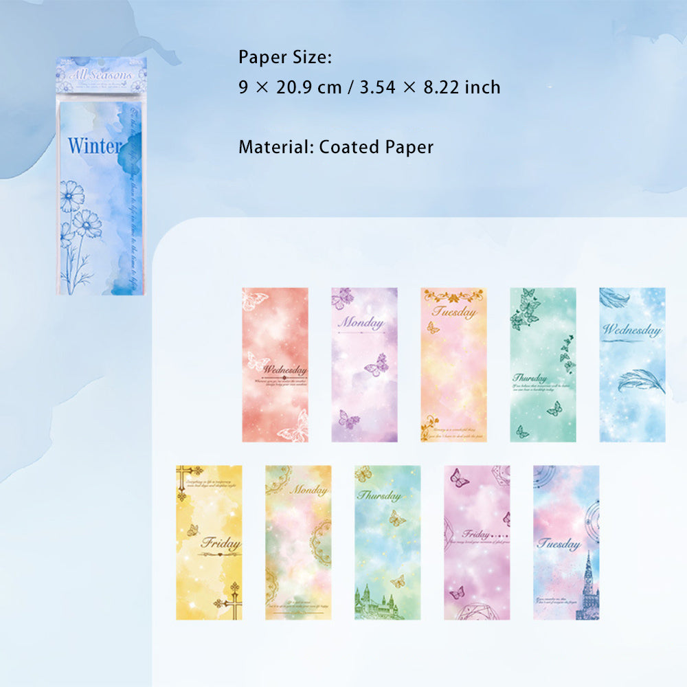 20 Sheeets Watercolor Scrapbook Paper XCGS