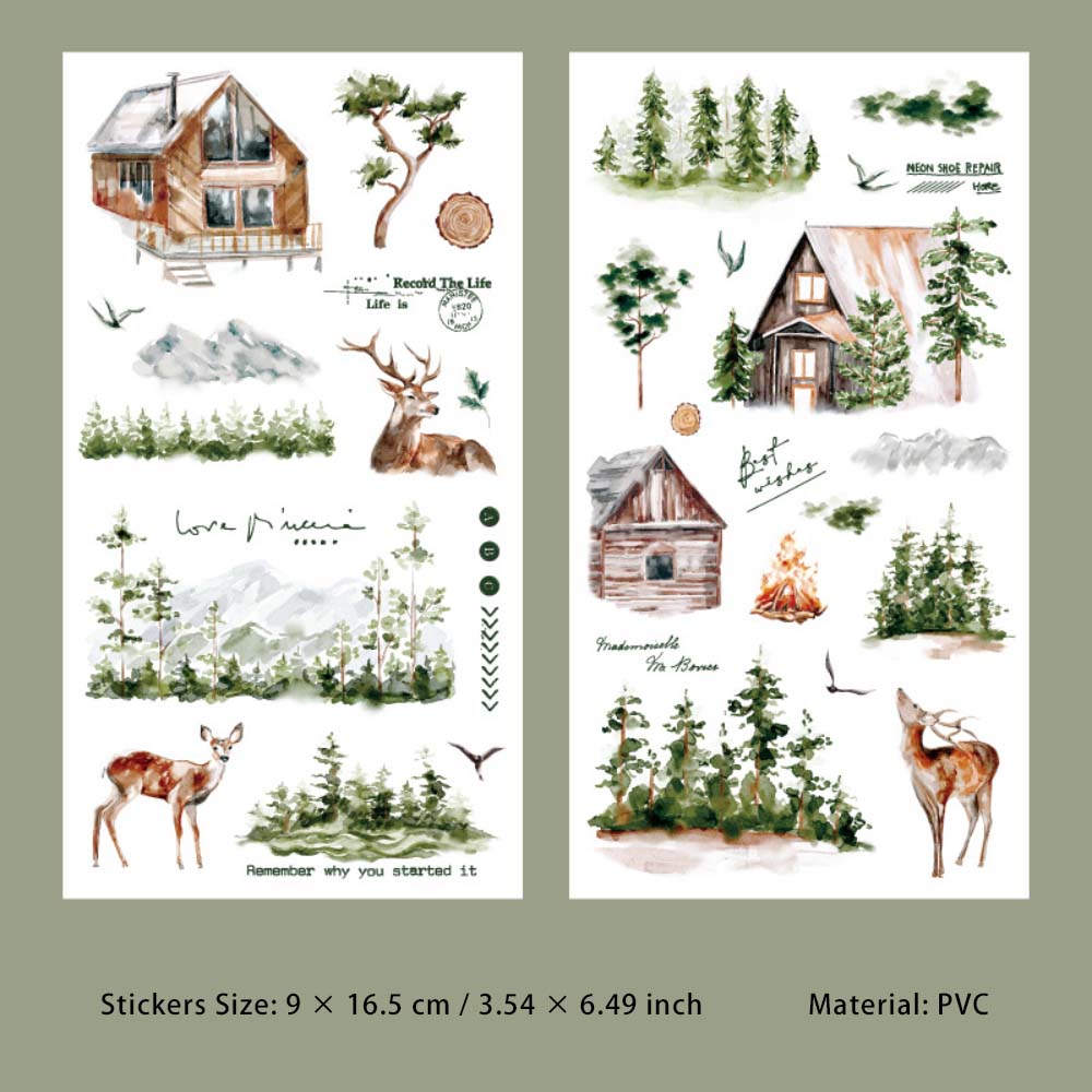 2 Sheets Seasonal Transfer Stickers RRDSG