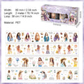 4 Rolls Seasonal Girl PET Tapes Set XDJB