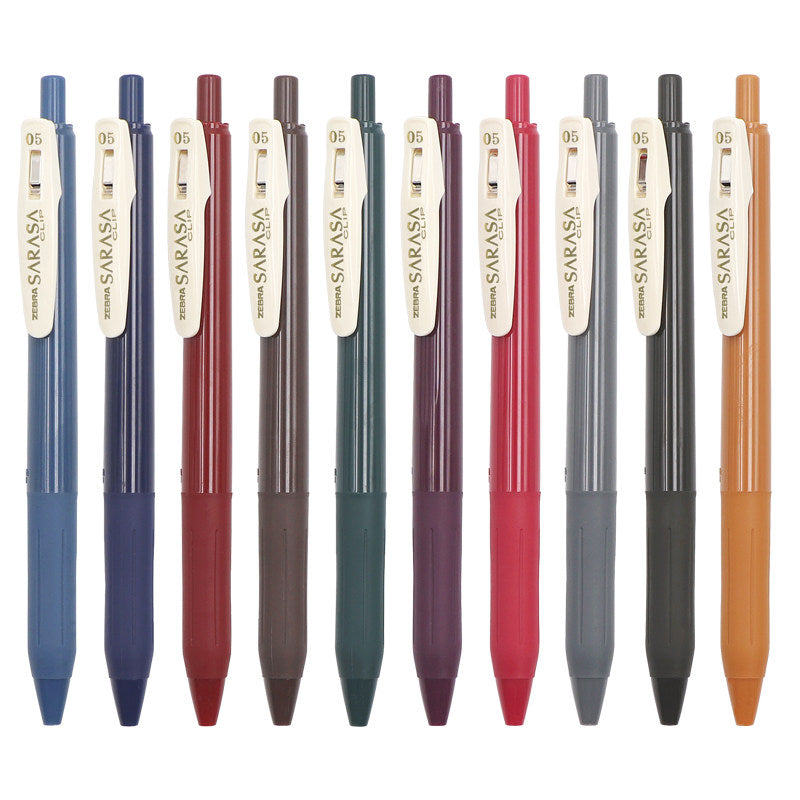 Zebra Sarasa Vintage Color Clip Gel Pen JJ15