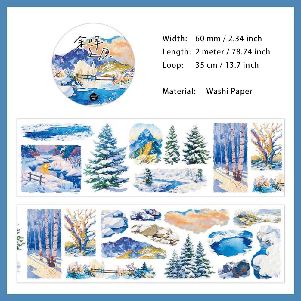 1 Roll Snow Theme Washi Tape HMJJ