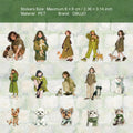 30 Pcs Pet Girl PET Sitckers MCYS