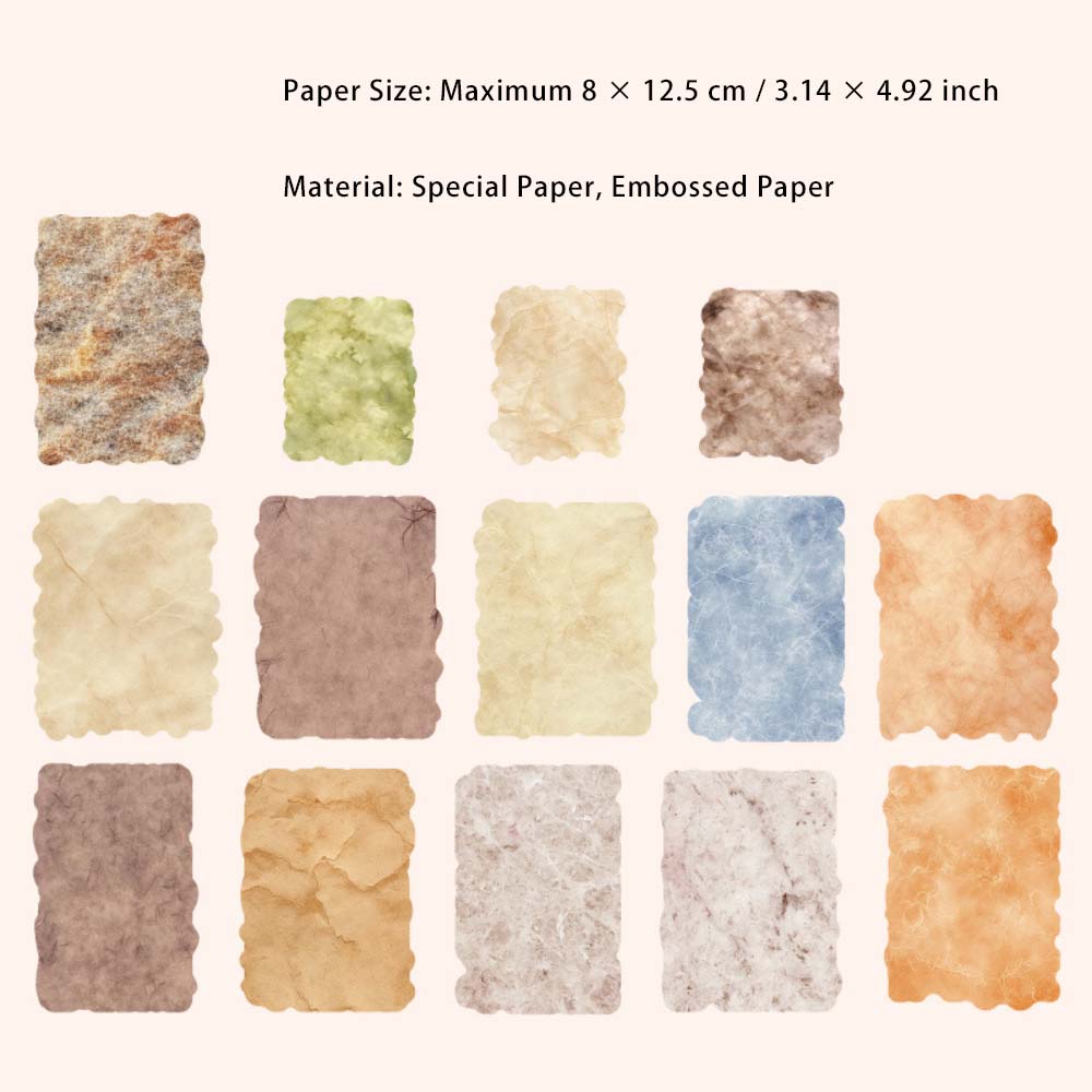 28 Sheets Embossed Paper and Scrapbook Paper QTGJ