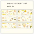 6 Sheets Creative PET Sitckers YLAZM