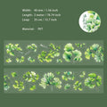 1 Roll Seasonal Leaf Pre-cut Stickers Tape LYCS