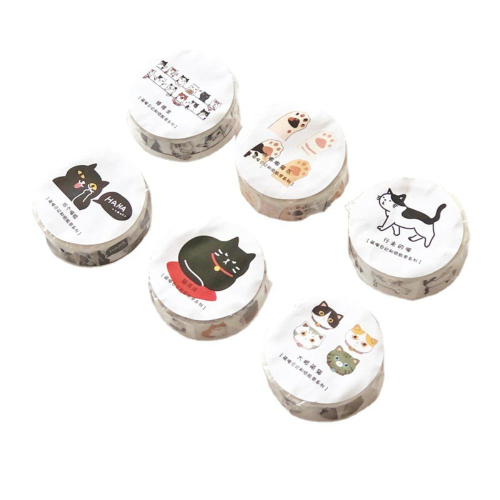 1 Roll Cut Cat Washi Tape  WKMM