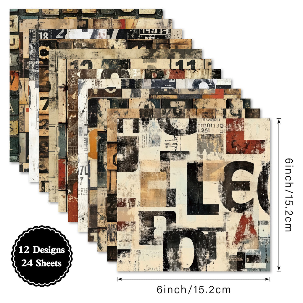 Cipher vintage collage paper craft inspiration