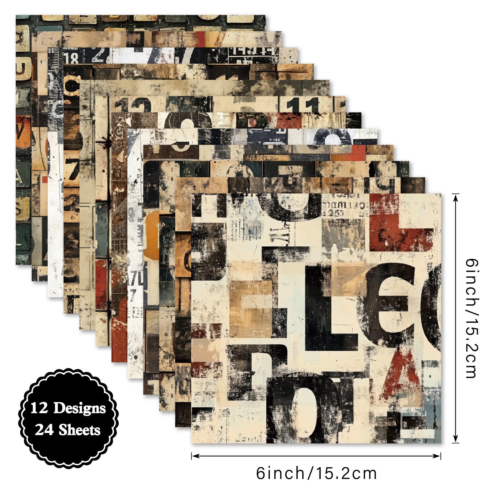 Cipher vintage collage paper craft inspiration