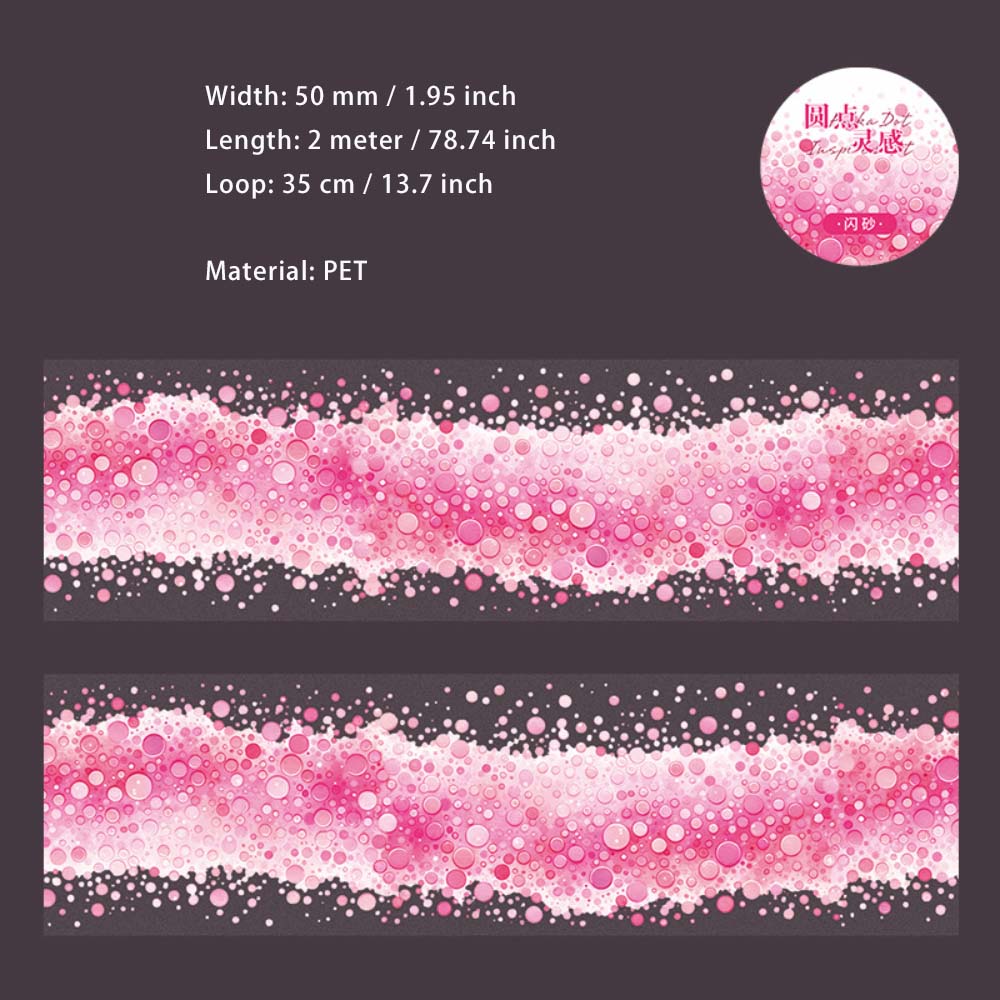 1 Roll Dot Art PET Tape YDLG