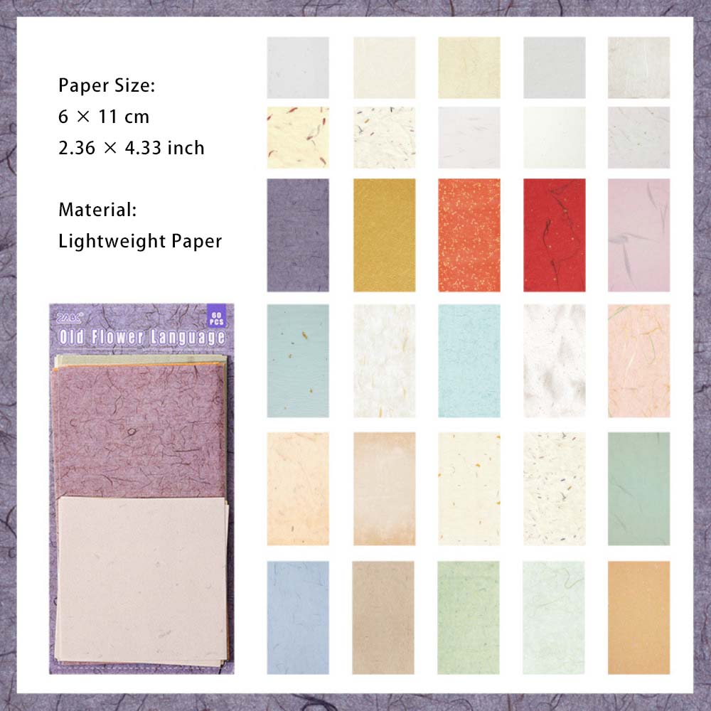 60 Sheets Basic Scrapbook Paper SYSY